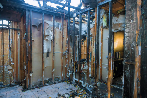 Professional Emergency Fire Cleanup technician working in Cave City, KY